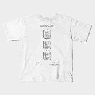 Method of testing metallic tubes Vintage Retro Patent Hand Drawing Funny Novelty Gift Kids T-Shirt